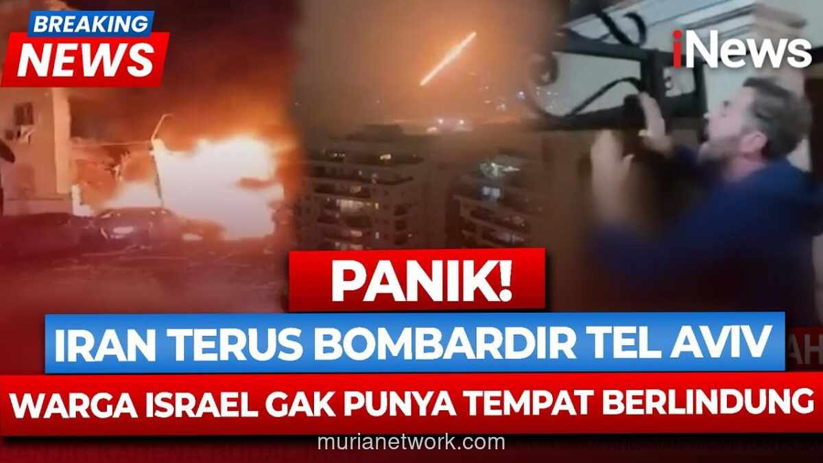 Warga Israel Berlarian Cari Tempat Aman Saat Serangan Rudal Iran, Shelter Pejabat Tertutup