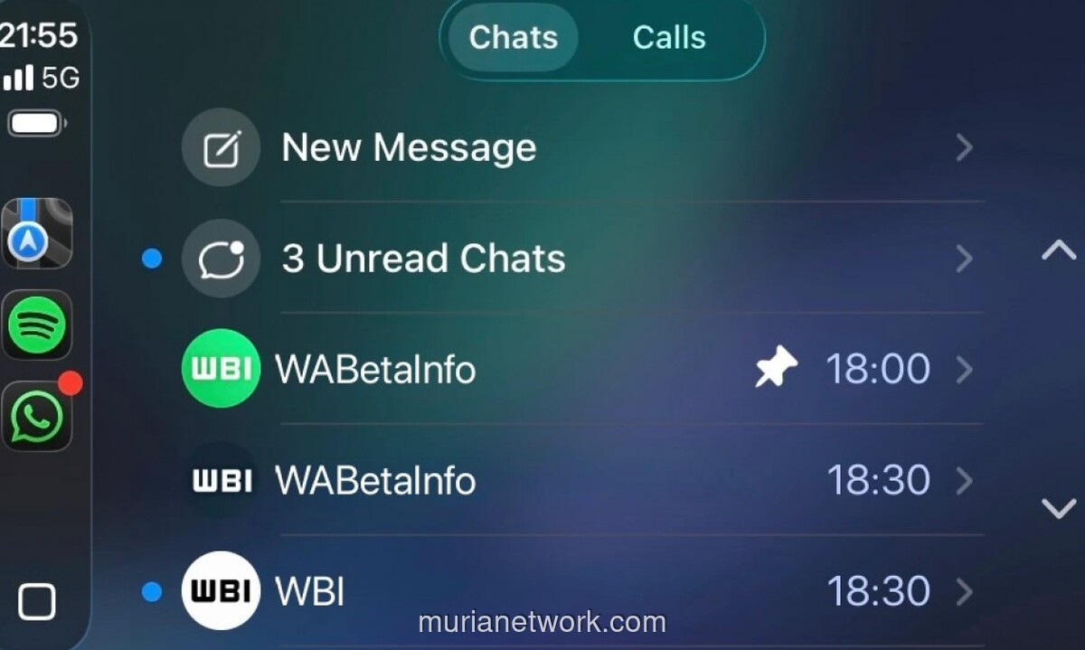 WhatsApp Uji Coba Aplikasi Mandiri untuk CarPlay