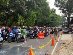Jalan Lenteng Agung yang Amblas Kembali Dibuka, Perbaikan Permanen Mulai Malam Ini