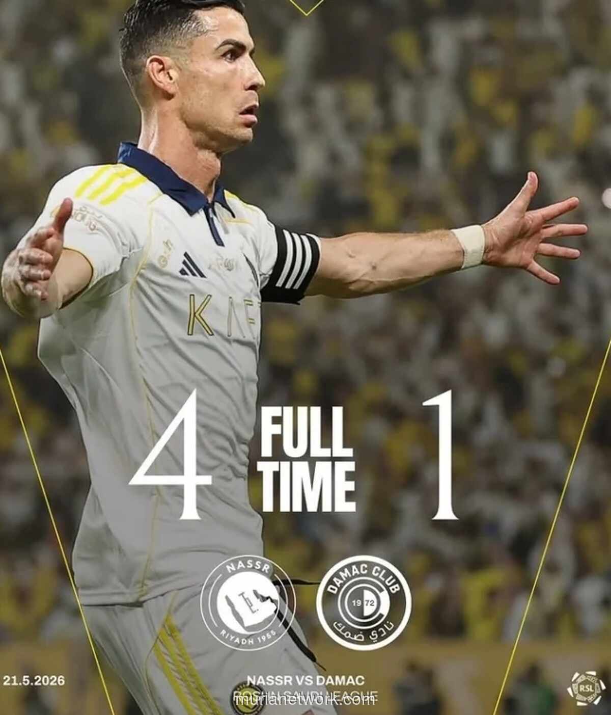 Al Nassr Juara Saudi Pro League 2025/2026, Cristiano Ronaldo Akhirnya Raih Gelar Liga