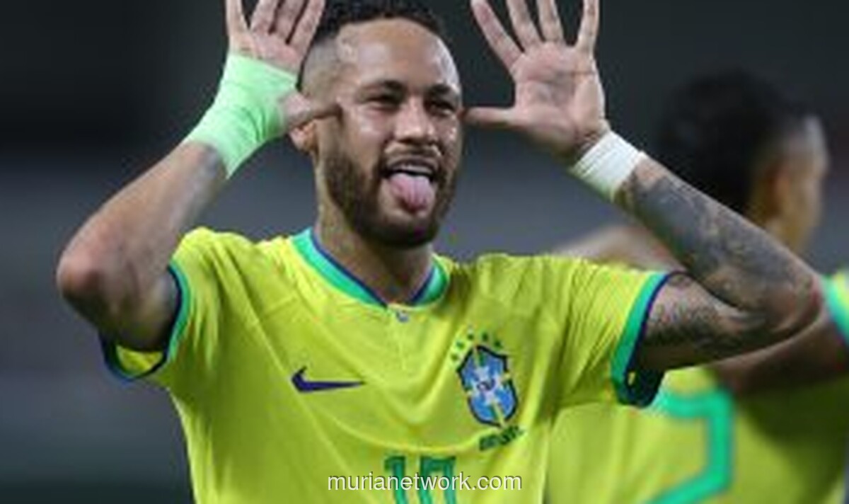 Neymar Resmi Masuk Skuad Brasil untuk Piala Dunia 2026, Ancelotti Umumkan 26 Pemain
