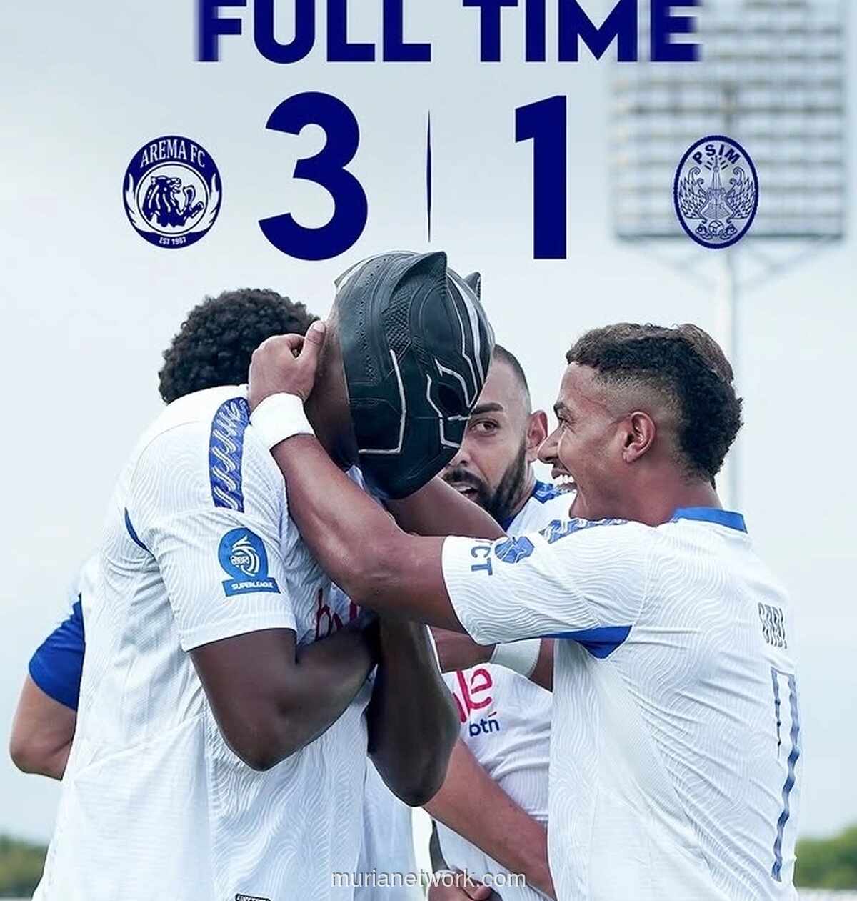 Arema FC Tutup Musim dengan Kemenangan 3-1 atas PSIM Yogyakarta di Kandang