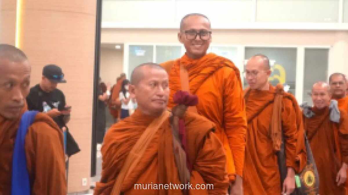 50 Biksu dari Thailand, Laos, dan Malaysia Tiba di Bali untuk Perjalanan Spiritual Indonesia Walk for Peace 2026