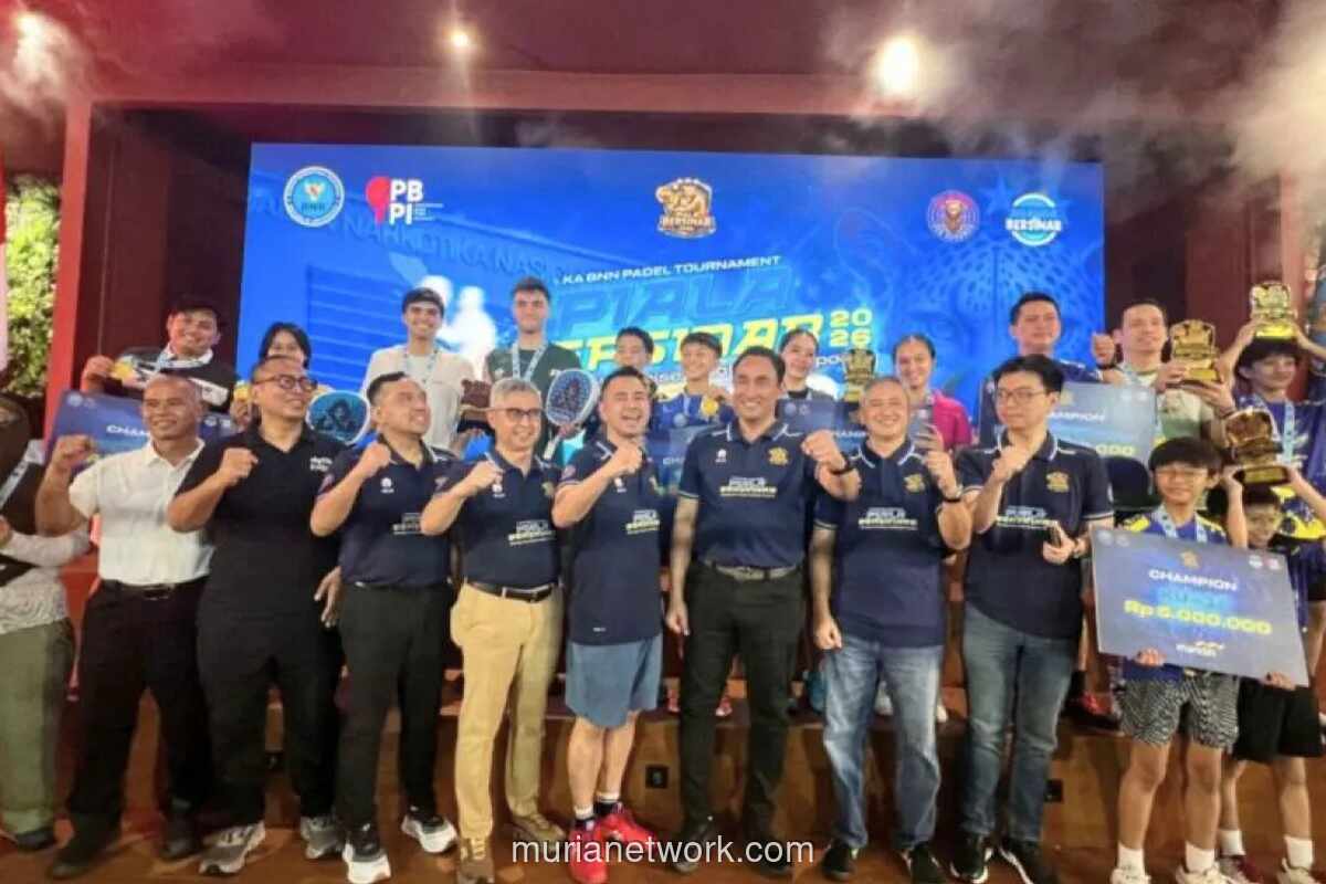 BNN Tutup Padel Tournament Piala Bersinar 2026, Ajak Masyarakat Jadikan Olahraga Gaya Hidup Bebas Narkoba