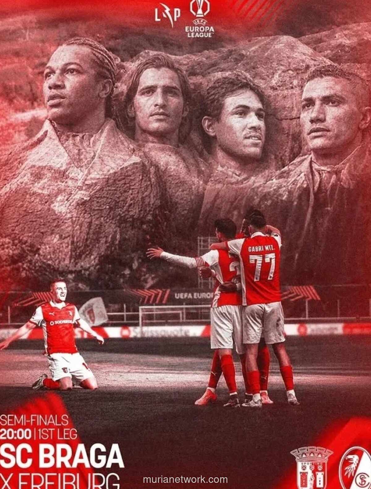 Braga dan Freiburg Bersaing Ketat di Semifinal Liga Europa, Leg Kedua Jadi Penentu