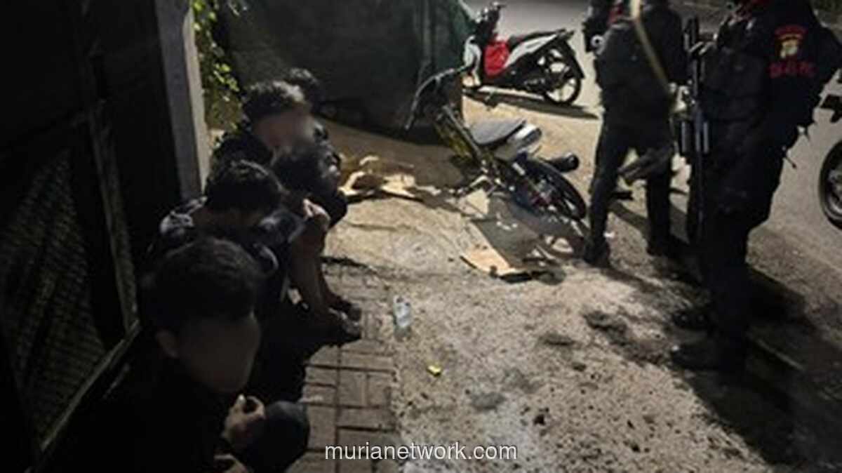 Brimob dan Polsek Pamulang Amankan Remaja yang Hendak Balap Liar di Jalan Kemiri