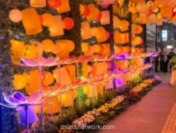 Ribuan Warga Padati Bundaran HI Nikmati Festival Cahaya Waisak 2026