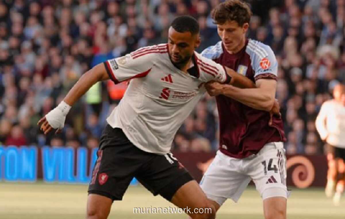 Liverpool Gagal Amankan Tiket Liga Champions Usai Takluk 2-4 dari Aston Villa