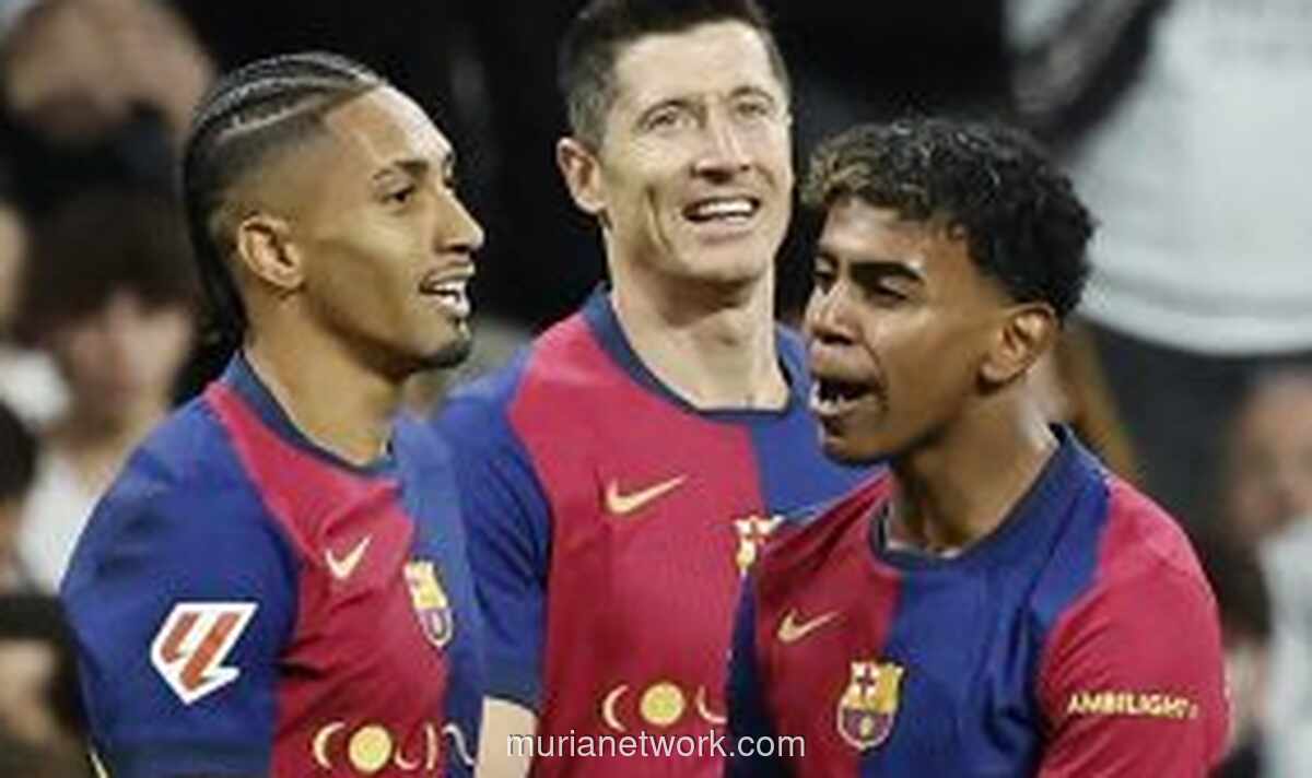 Barcelona Satu Langkah Lagi Juara La Liga, El Clasico Lawan Real Madrid Jadi Penentu