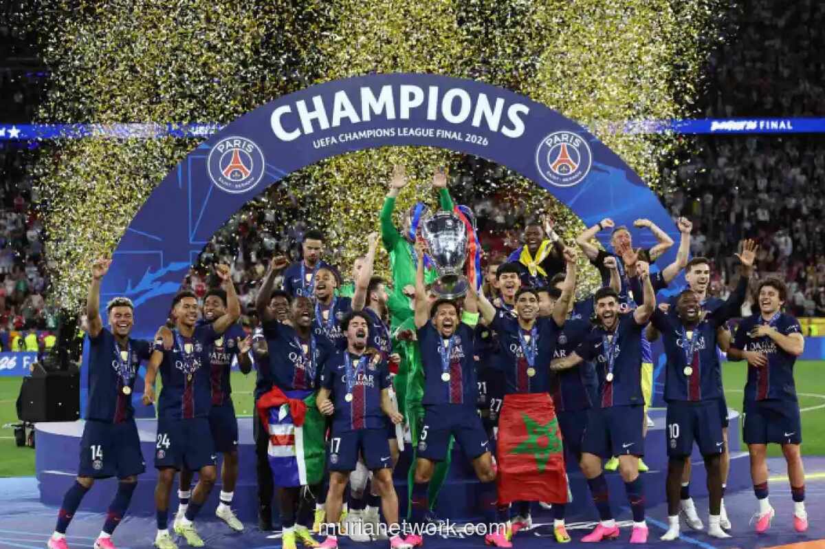 PSG Juara Liga Champions 2025/2026 Usai Kalahkan Arsenal Lewat Adu Penalti