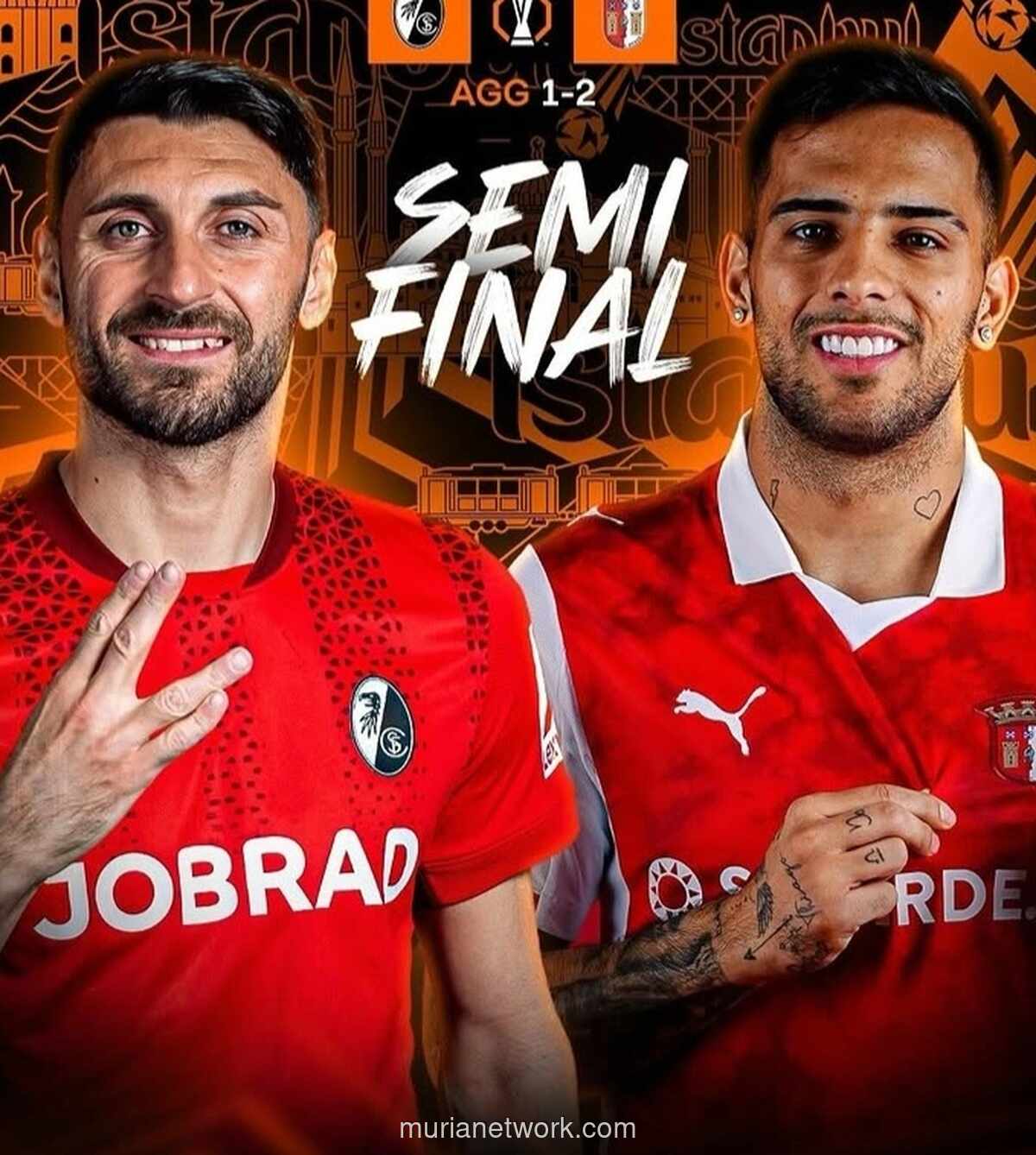 Freiburg vs Braga: Duel Sengit Perebutan Tiket Final Europa League di Europa-Park Stadion