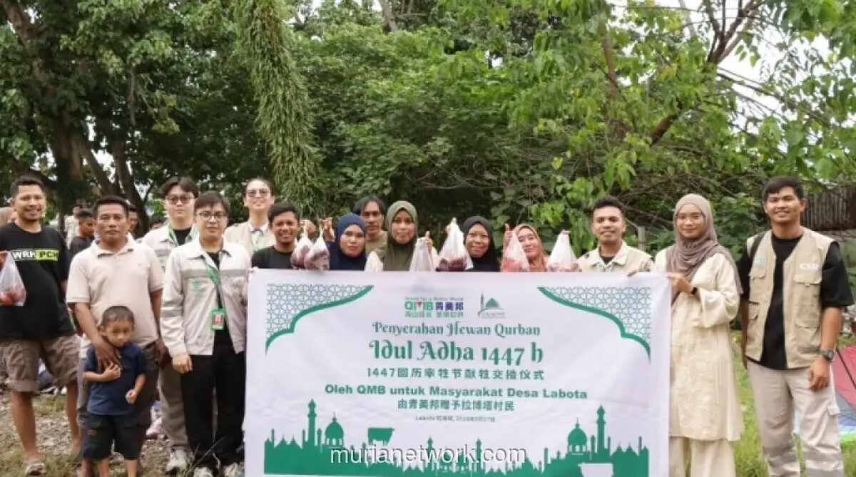 GEM Salurkan Empat Ekor Sapi Kurban untuk Masyarakat dan Karyawan di Morowali saat Idul Adha 2026