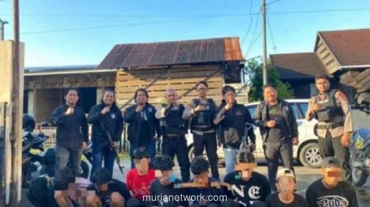 Polisi Maros Bekuk 10 Anggota Geng Motor yang Serang Warga dengan Panah dan Senjata Tajam