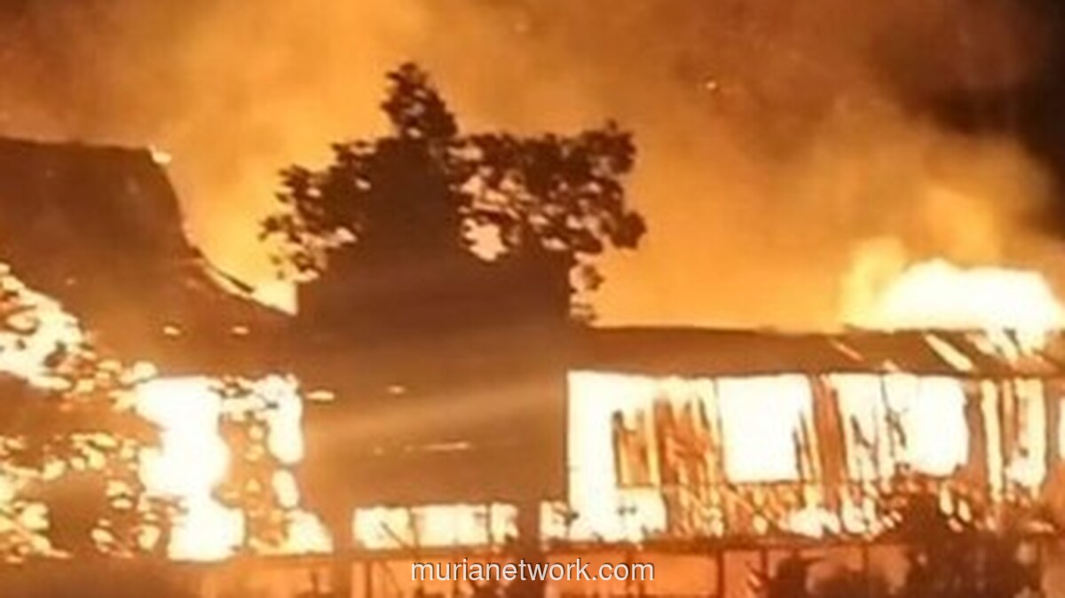 Gereja Katolik di Mimika Hangus Terbakar akibat Lilin Tak Dipadamkan