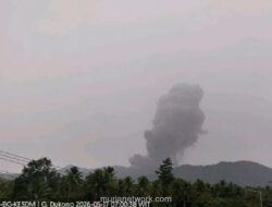 Gunung Dukono Erupsi, Kolom Abu Vulkanik Capai 3.200 Meter