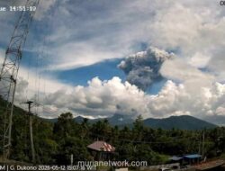 Gunung Dukono Erupsi Dahsyat, Kolom Abu Capai 4.300 Meter, PVMBG Imbau Warga Waspada