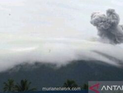 Gunung Ibu Kembali Erupsi, Luncurkan Abu Setinggi 400 Meter, Status Waspada Diperpanjang