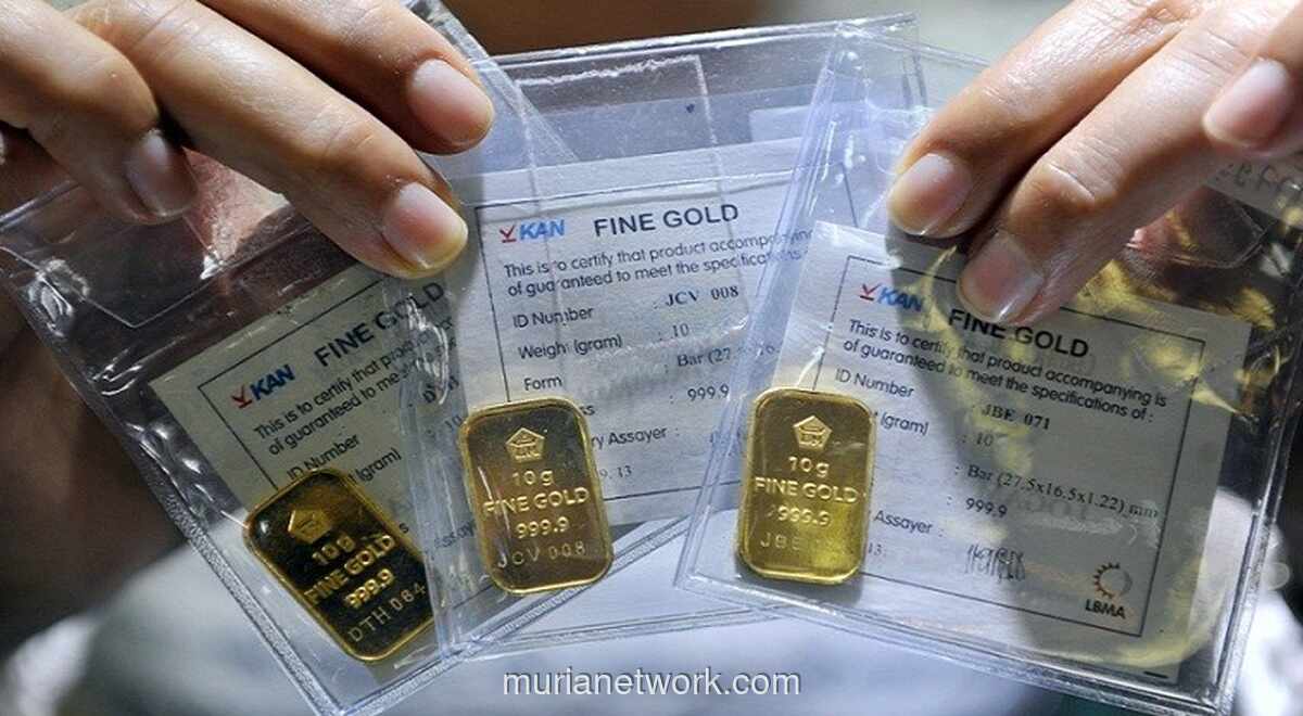 Harga Emas di Pegadaian Melonjak, UBS Catat Kenaikan Tertinggi Rp111.000 per Gram