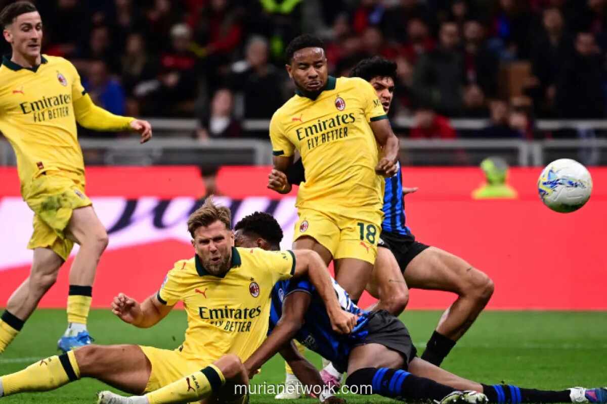AC Milan Kalah Dramatis dari Atalanta, Posisi Empat Besar Serie A Terancam