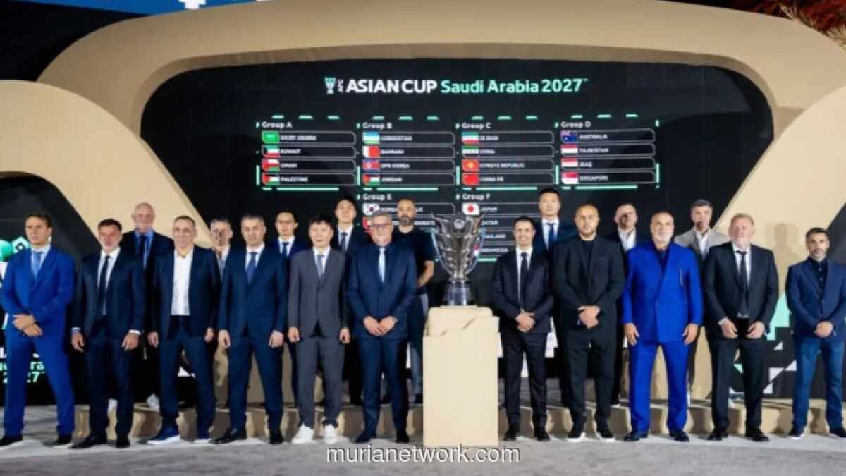 Indonesia Masuk Grup Neraka Piala Asia 2027: Hadapi Jepang, Qatar, dan Thailand