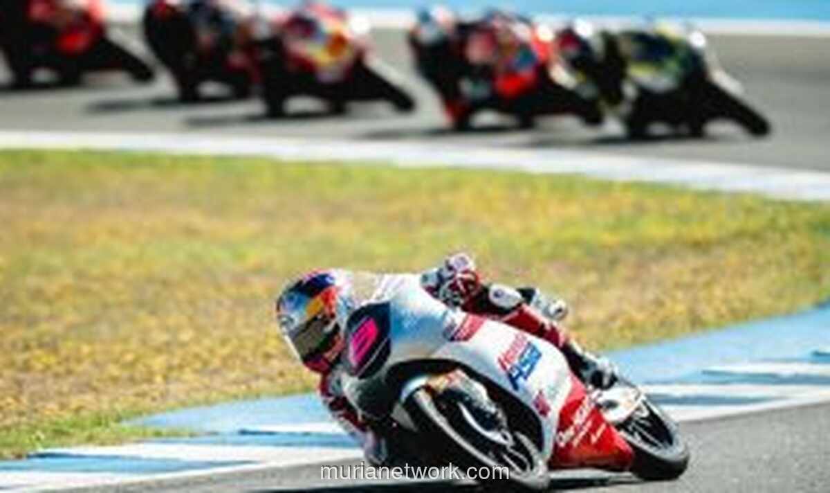 Veda Ega Pratama Finis Keempat di Moto3 Le Mans Usai Comeback Dramatis di Lintasan Basah