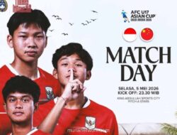 Timnas Indonesia U-17 Tahan Gempuran China di Babak Pertama Piala Asia U-17