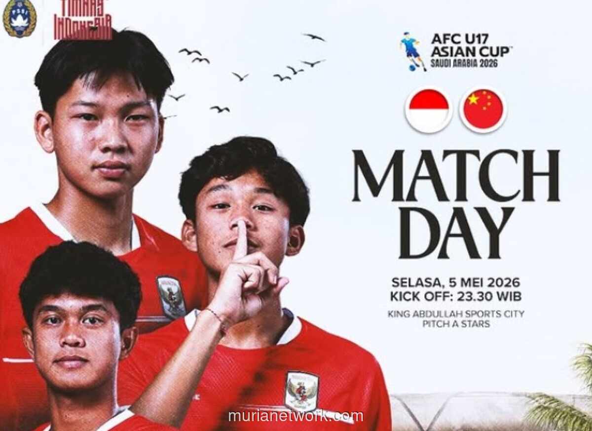 Timnas Indonesia U-17 Tahan Gempuran China di Babak Pertama Piala Asia U-17