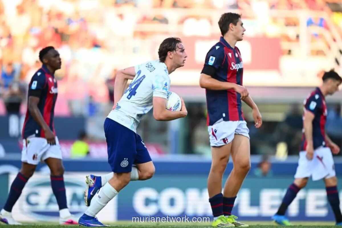 Inter Milan Tutup Musim dengan Imbang 3-3 Lawan Bologna