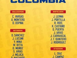 Kolombia Umumkan 26 Pemain Piala Dunia 2026, James Rodríguez Pimpin Skuad Berpadu Pengalaman dan Muda