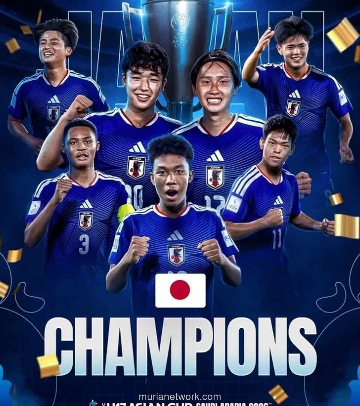 Jepang Juarai Piala Asia U-17 2026 Usai Kalahkan China 3-2 di Final