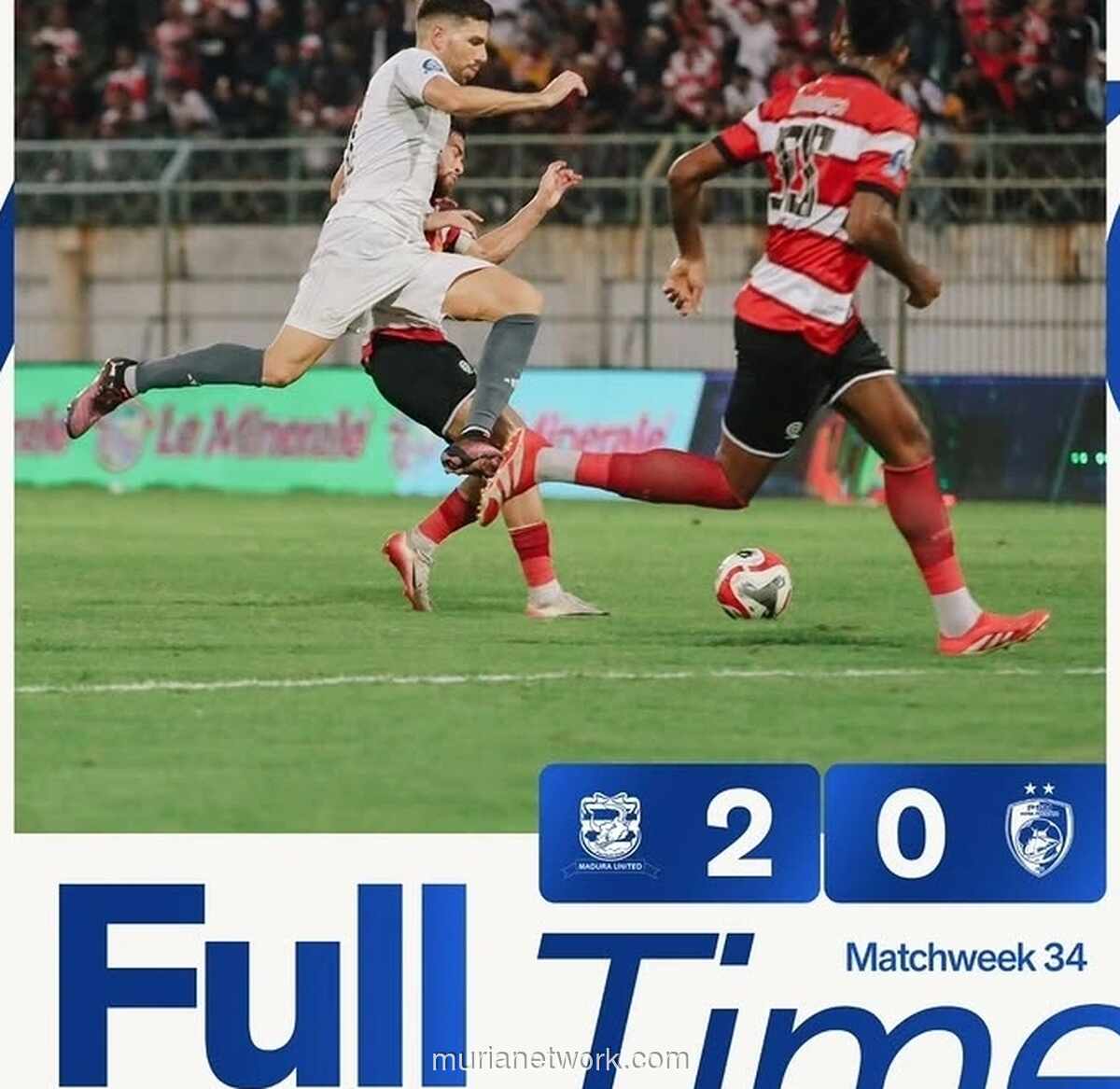 Madura United Kunci Tiga Poin Penting Usai Taklukkan PSM Makassar 2-0