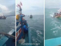 Kapal Nelayan Ditabrak Kapal Kargo di Perairan Kalianda, Satu ABK Hilang