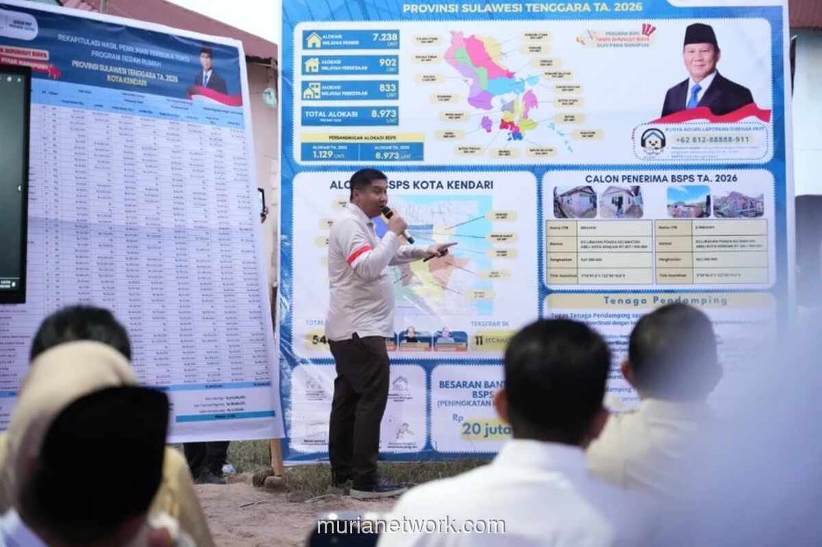 Menteri PKP Luncurkan Program Bedah Rumah BSPS 2026 di Sulawesi, Alokasi Sultra Naik Hingga 8.973 Unit