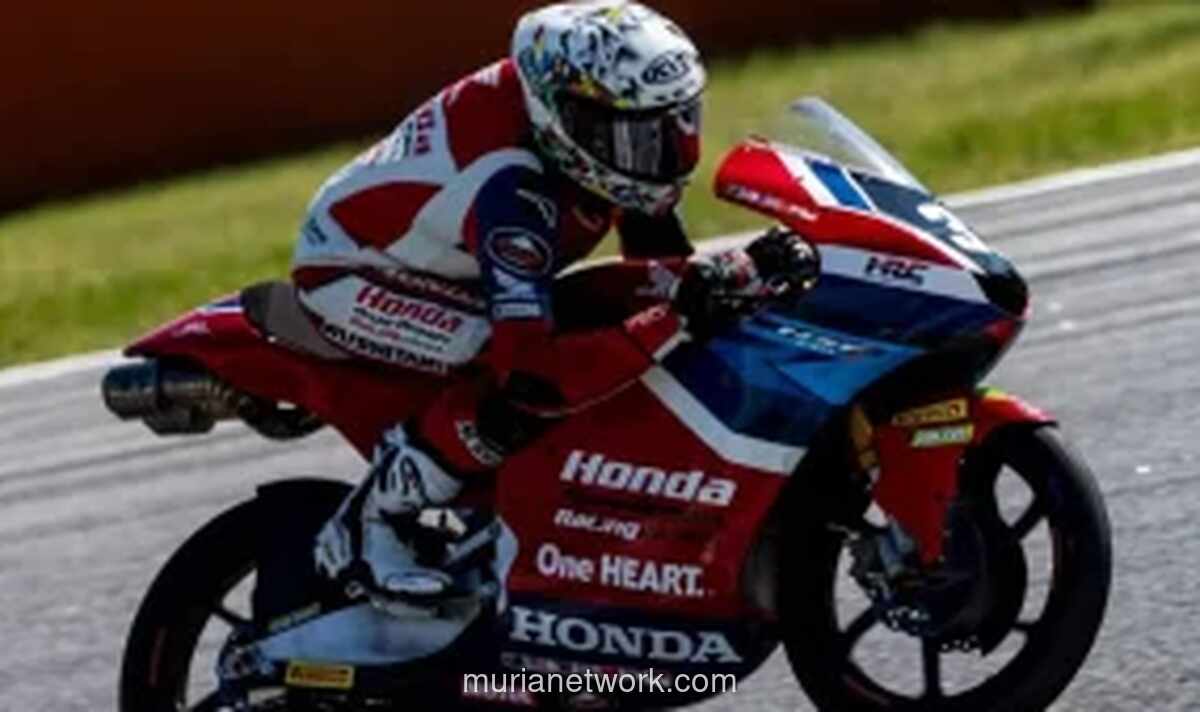 Kiandra Ramadhipa Tembus Posisi Lima Besar di Moto3 Junior Catalunya