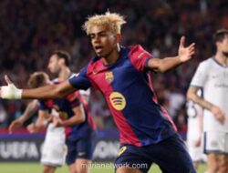 Lamine Yamal Lampaui Rekor Gelar Liga Cristiano Ronaldo di Usia 18 Tahun