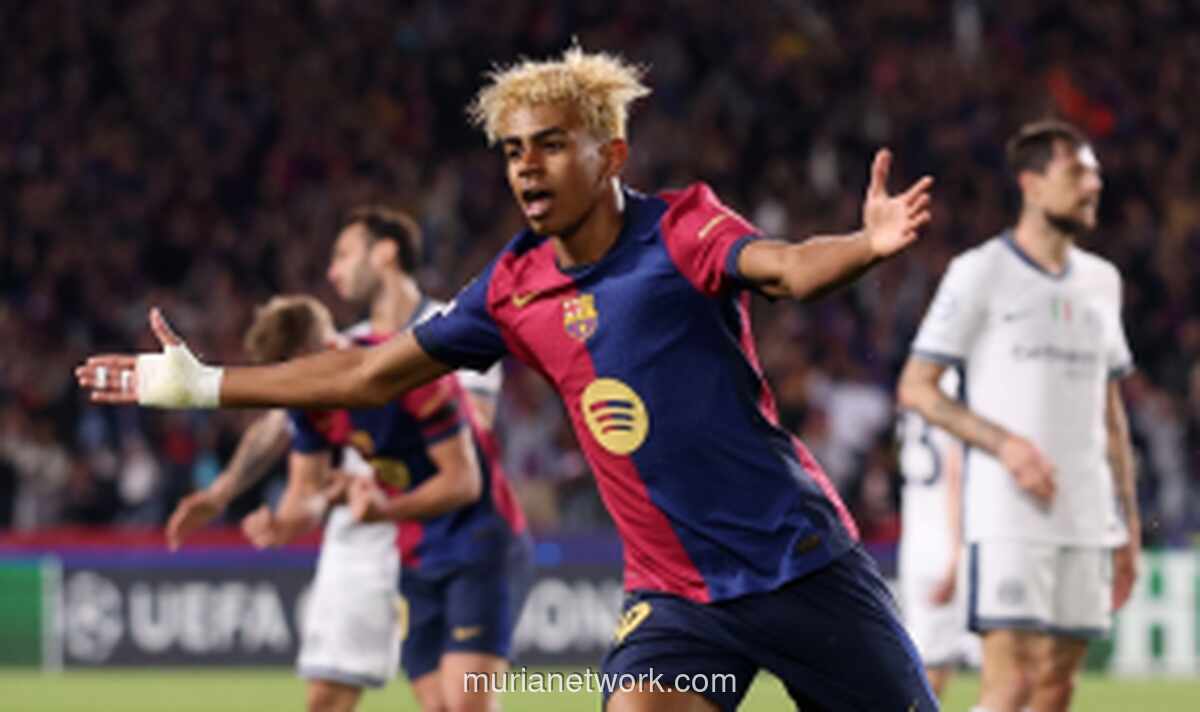 Lamine Yamal Lampaui Rekor Gelar Liga Cristiano Ronaldo di Usia 18 Tahun