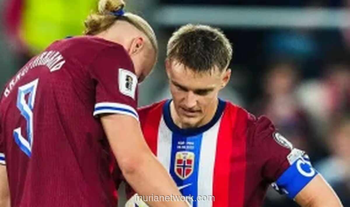 Raja Norwegia Umumkan Skuad Piala Dunia, Odegaard Pimpin Norwegia Diperkuat Haaland