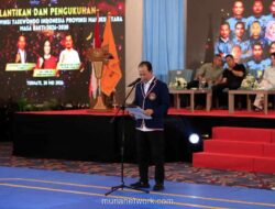 PBTI Resmi Lantik Pengprov Taekwondo Maluku Utara Masa Bakti 2026–2030, Gubernur Terima Sabuk Hitam Kehormatan