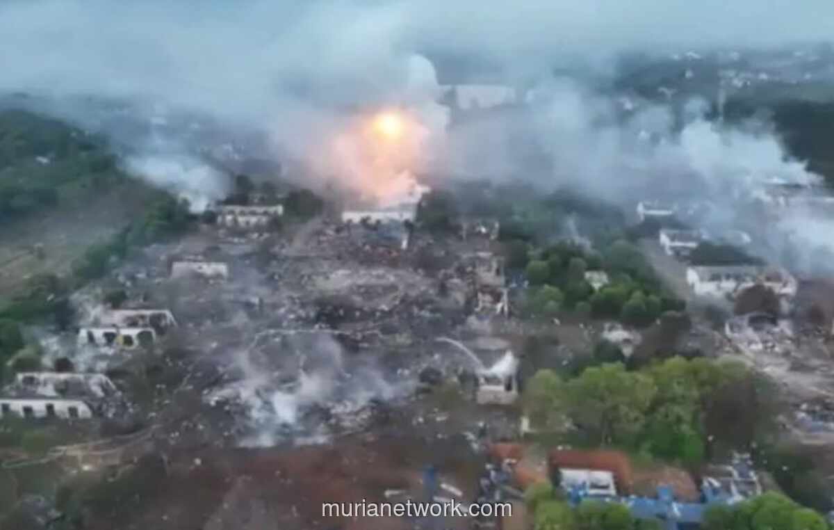 Korban Tewas Ledakan Pabrik Petasan di Hunan Bertambah Jadi 37 Orang, Polisi Tahan Delapan Tersangka