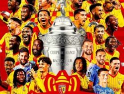 RC Lens Akhiri Puasa Gelar 120 Tahun Usai Taklukkan Nice di Final Coupe de France