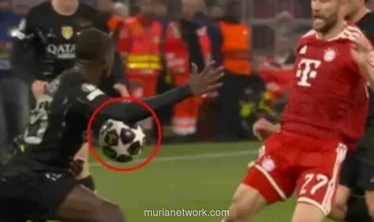Bayern Munich Tersingkir dari Liga Champions Usai Imbang Lawan PSG, Kontroversi Handball Kembali Mewarnai Laga