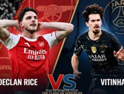 Duel Declan Rice vs Vitinha di Final Liga Champions: Kunci Kemenangan Arsenal atau PSG di Lini Tengah