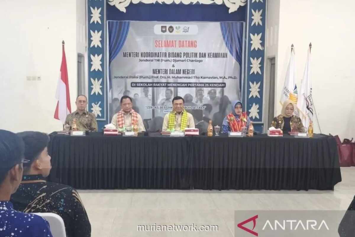 Menko Polkam dan Mendagri Tinjau Langsung Program Sekolah Rakyat di Kendari