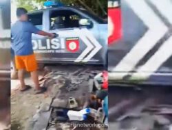 Mobil Dinas Kapolsek Waingapu Tabrak Bengkel, Enam Warga Luka-Luka