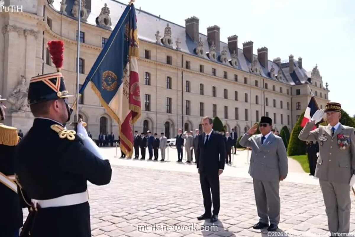 Presiden Prabowo Disambut Upacara Kenegaraan di Les Invalides, Lanjutkan Pertemuan Bilateral dengan Macron di Istana Elysee