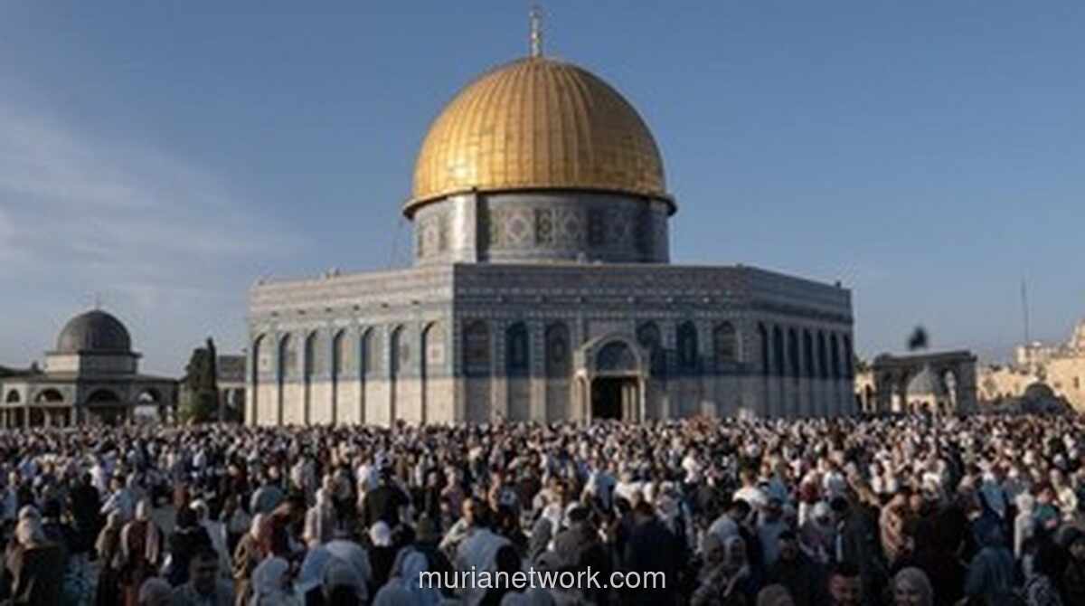 Ribuan Jemaah Salat Idul Adha di Al-Aqsa di Tengah Ketegangan dan Pelanggaran Gencatan Senjata