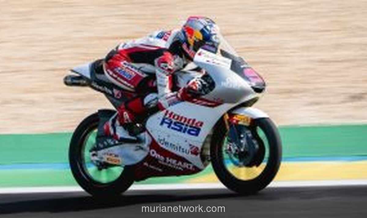 Veda Ega Pratama Start Posisi Keenam di Moto3 Prancis, Tinggalkan Hakim Danish