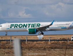 Pejalan Kaki Tewas Tertabrak Pesawat Frontier Airlines di Landasan Pacu Bandara Denver