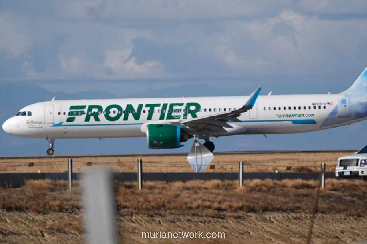 Pejalan Kaki Tewas Tertabrak Pesawat Frontier Airlines di Landasan Pacu Bandara Denver