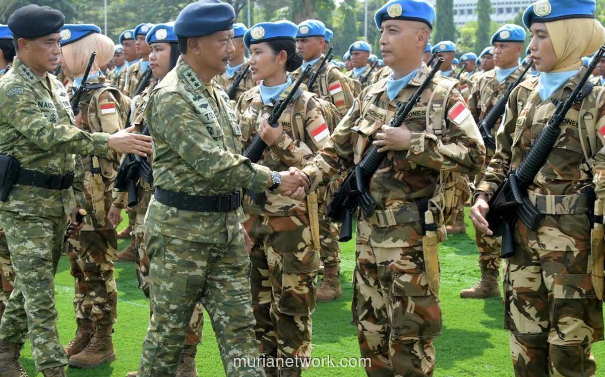 Panglima TNI Lepas 744 Prajurit Garuda untuk Misi Perdamaian PBB di Lebanon